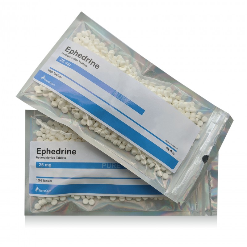 Ephedrine Pure 25mg x 60 tablets by SteroCom