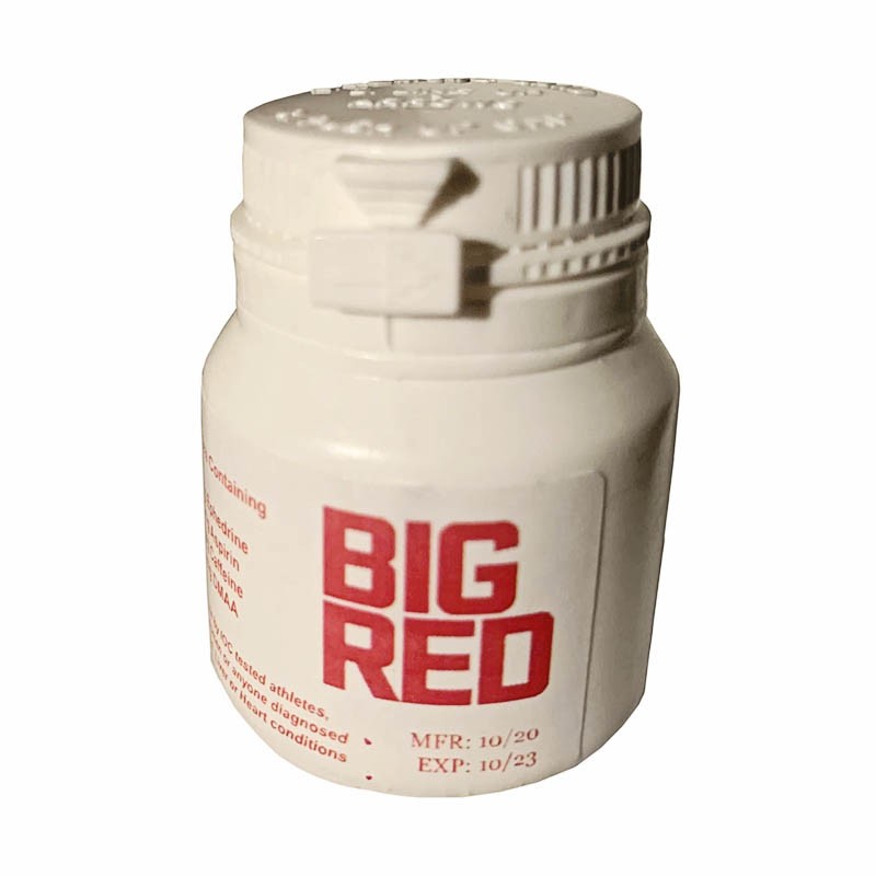 Big Red Fat Burner with ECA and DMAA, 60 capsules